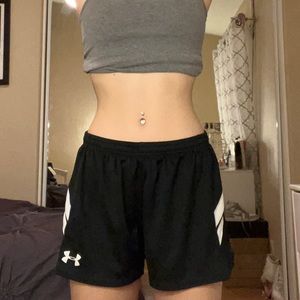 under armour running shorts